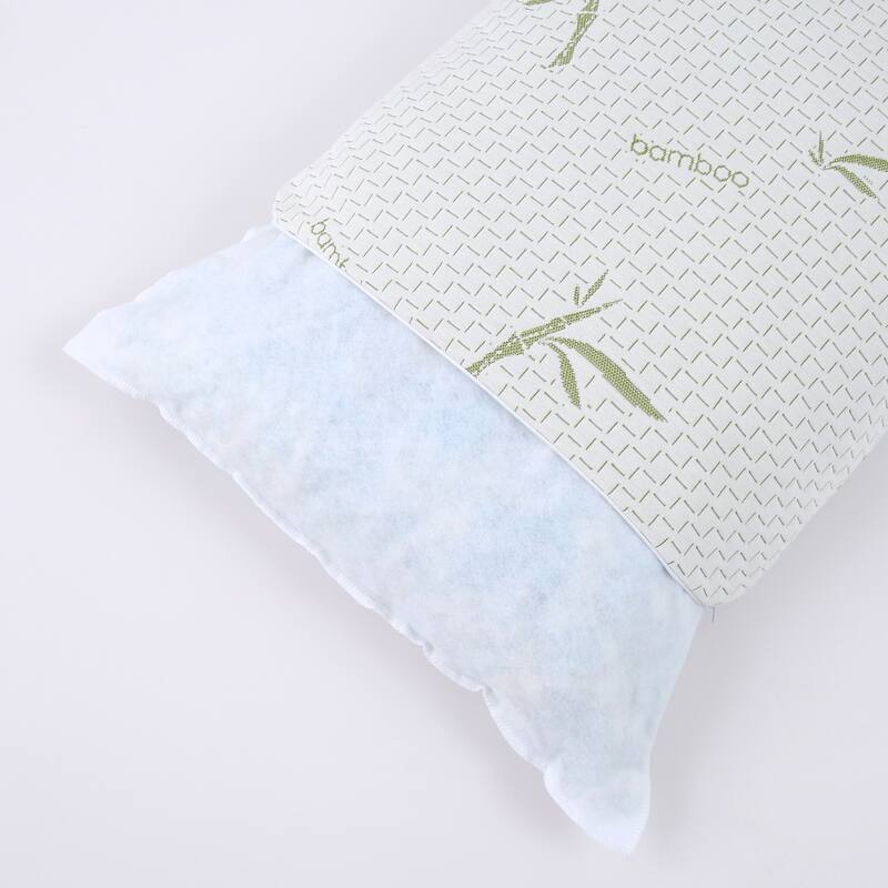 Shredded Memory Foam Bamboo Bed Pillow for regulating temperature with